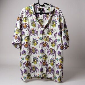 H&M Rick and Morty "Morty with Legs" Button-Up Shirt